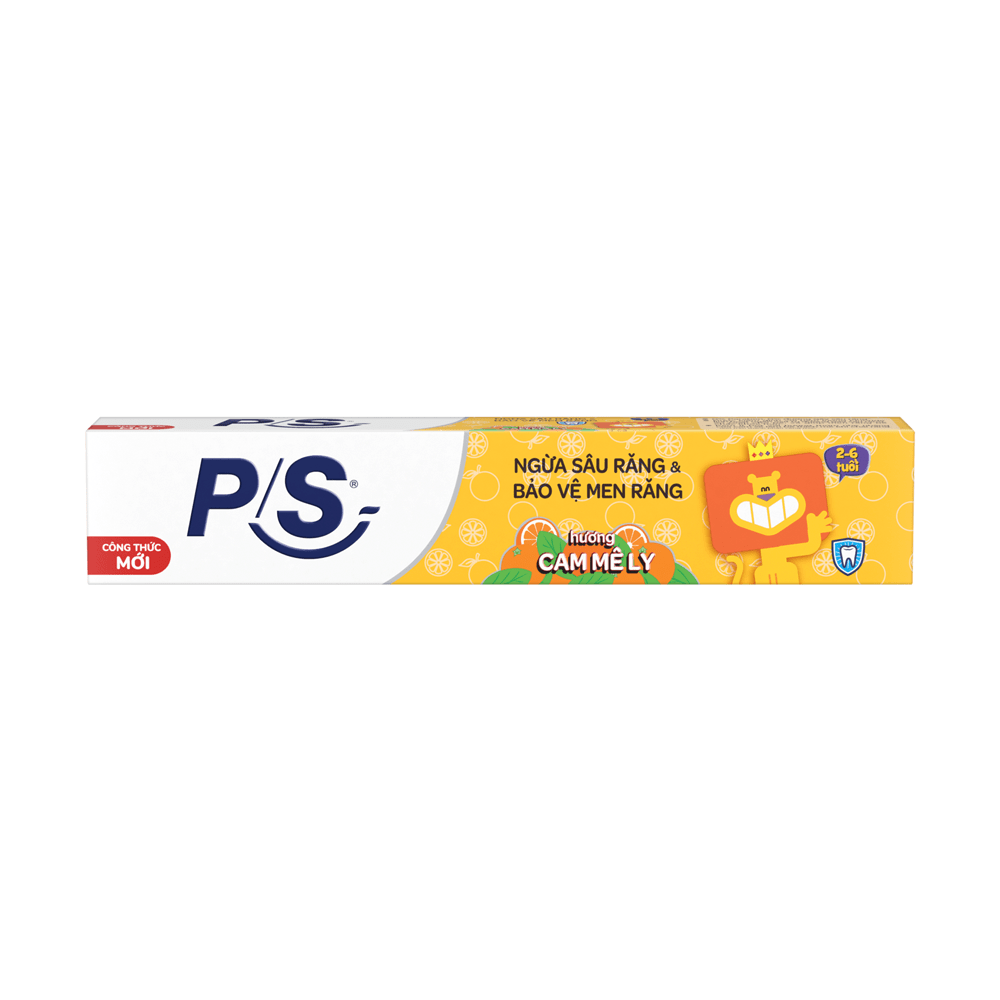 P/S Toothpaste For Kids 2-6 Years Orange 90g